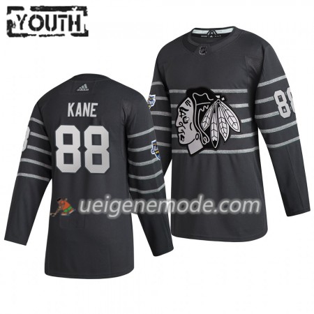 Kinder Chicago Blackhawks Trikot Patrick Kane 88 Grau Adidas 2020 NHL All-Star Authentic